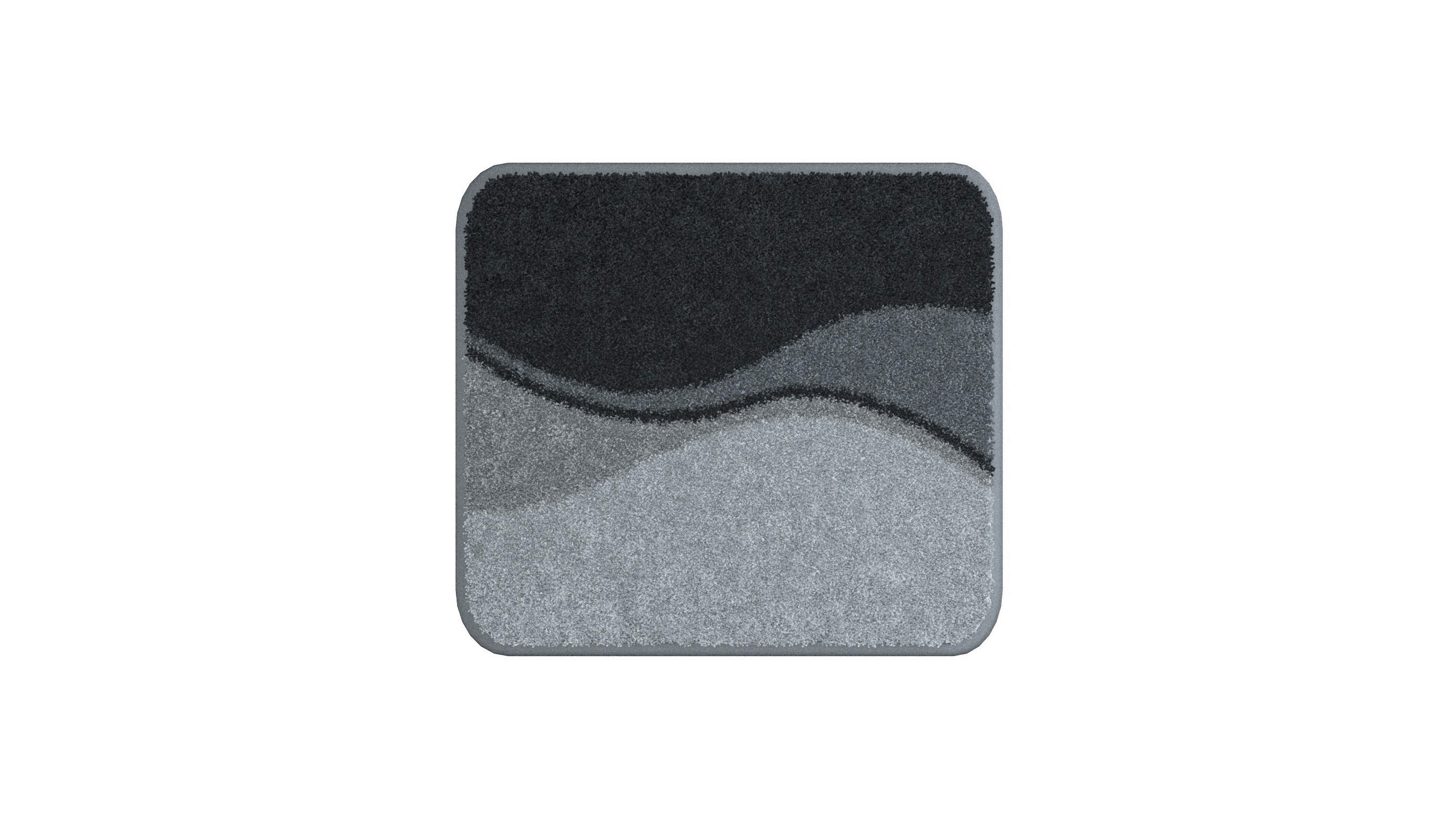 BIDET-VORLEGER Anthrazit 40/50 cm  - Anthrazit, Basics, Kunststoff/Textil (40/50cm) - Grund