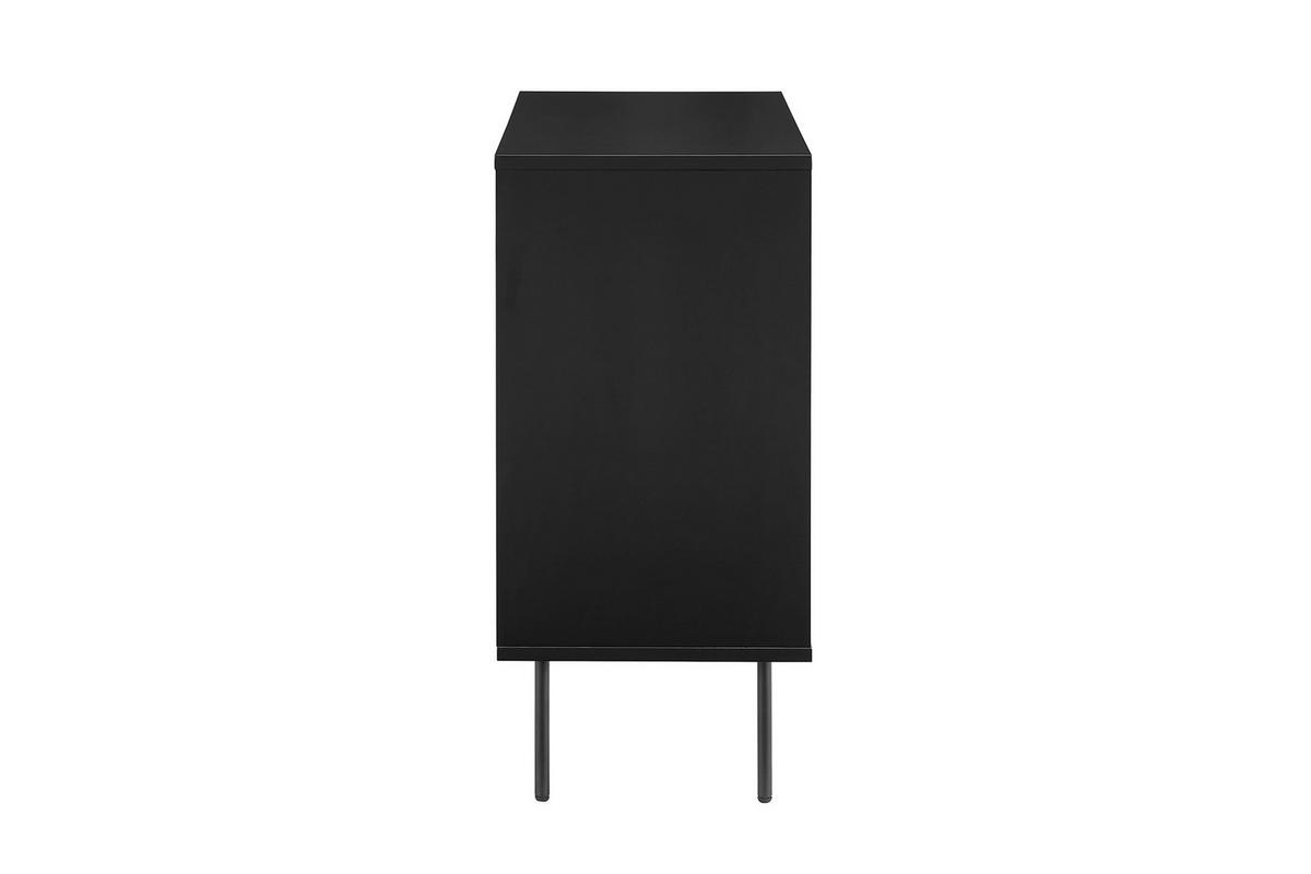 KOMMODE  in 80/85/40 cm  - Eichefarben/Schwarz, Design, Holz/Holzwerkstoff (80/85/40cm) - Livetastic