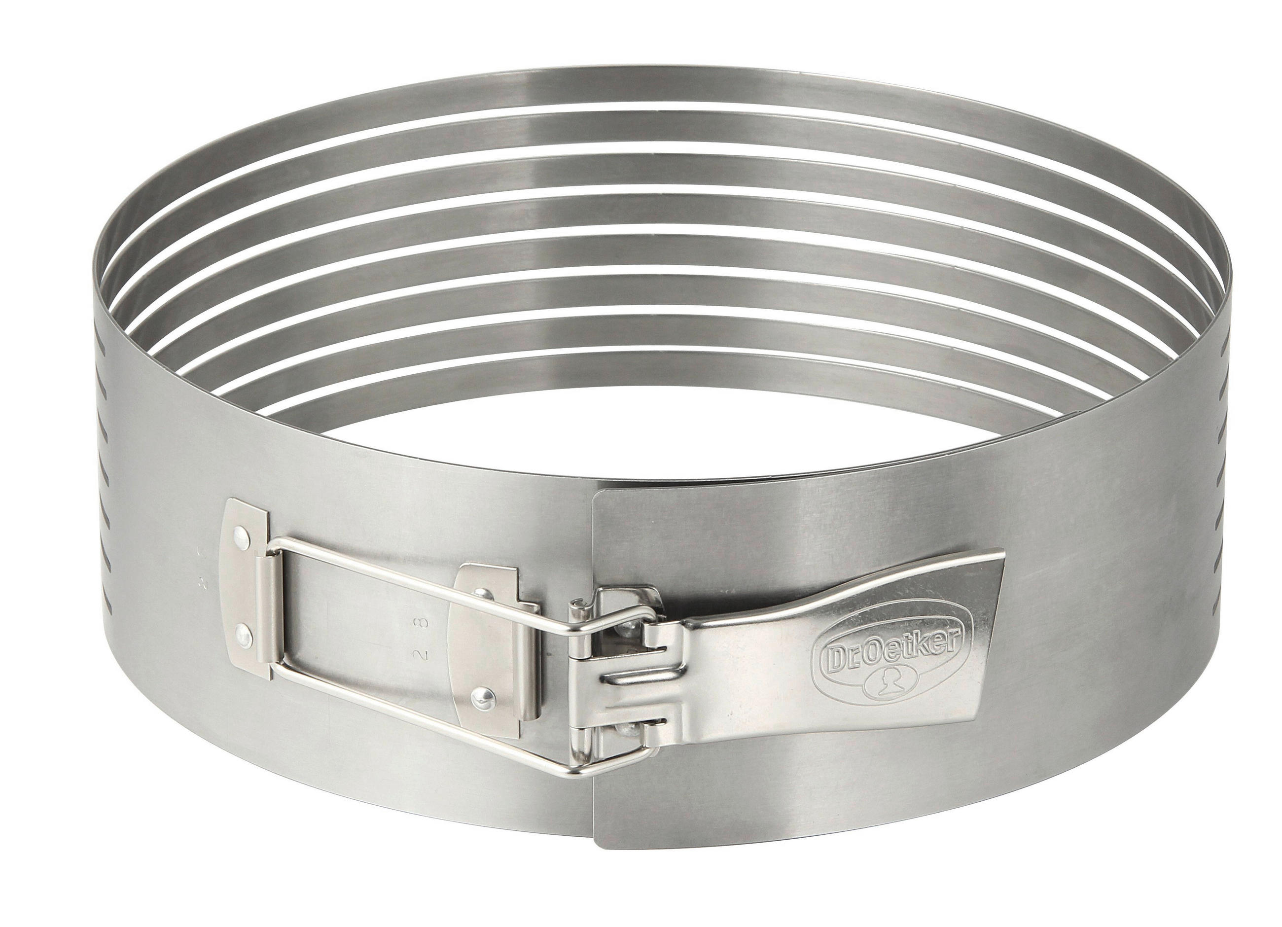 TORTENTEILER - Silberfarben, Basics, Metall (26-28cm) - Dr.Oetker