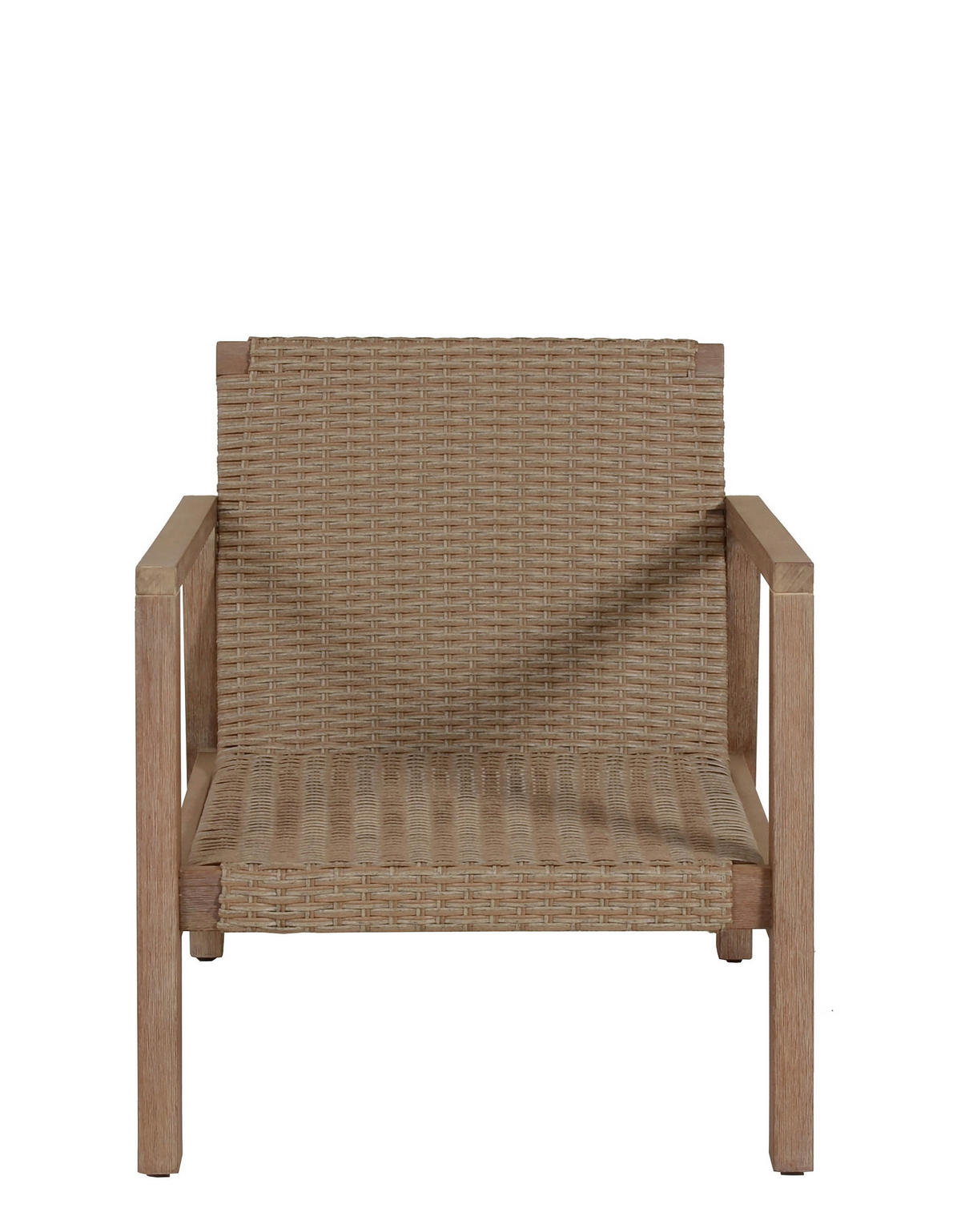TERASOVÁ SEDACÍ SOUPRAVA dřevo - hnědá/béžová, Moderní, dřevo (83/72/121cm) - Gardenson