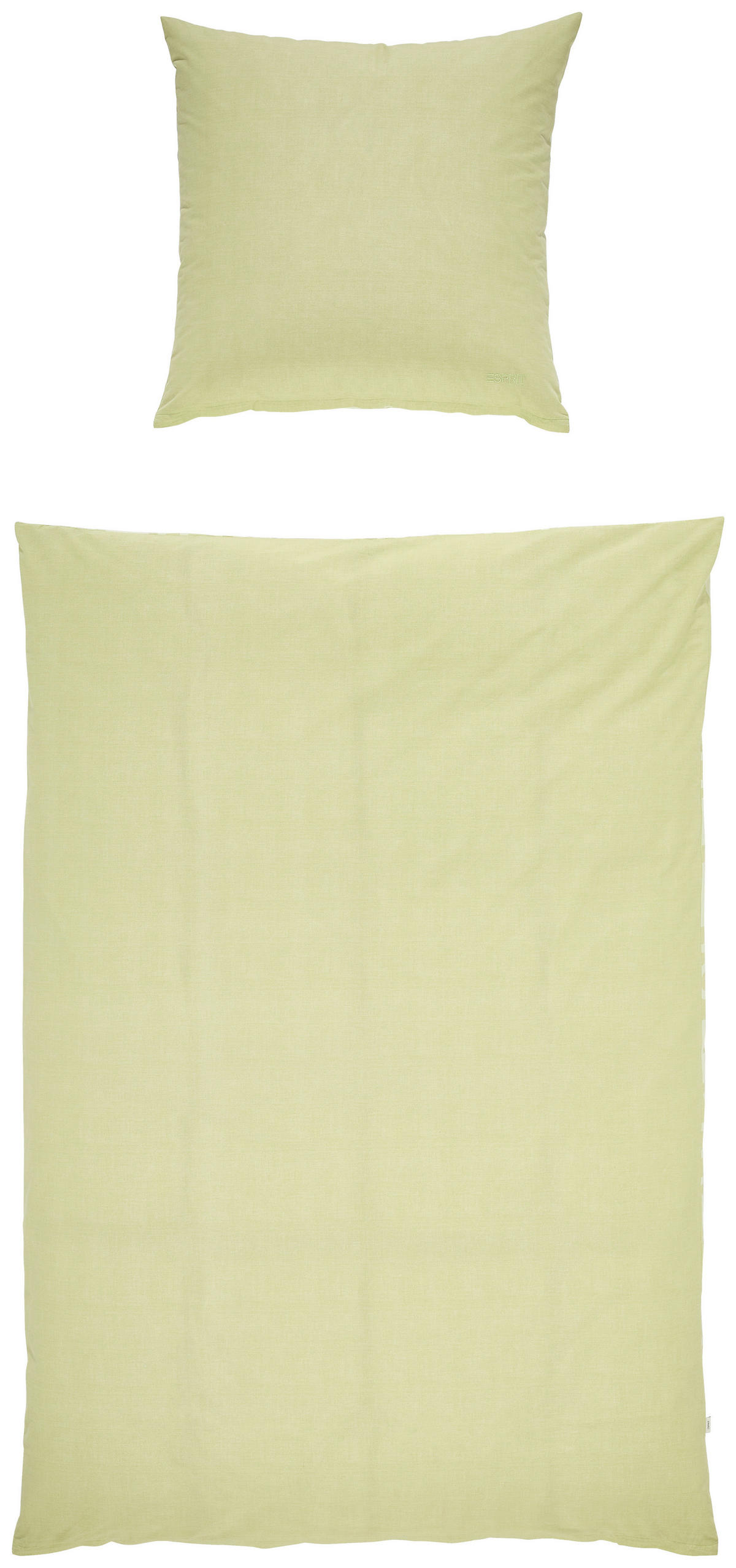 WENDEBETTWÄSCHE SCATTER BIG Renforcé 155/220 cm  - Limette/Grün, Design, Textil (155/220cm) - Esprit