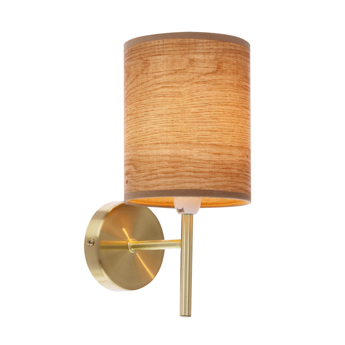 WANDLEUCHTE 12/15/24 cm   - Walnussfarben/Bronzefarben, KONVENTIONELL, Kunststoff/Metall (12/15/24cm)