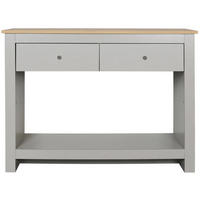 KONSOLENTISCH Naturfarben, Eiche grau  - Naturfarben, Design, Holzwerkstoff (97/35/76cm) - MID.YOU