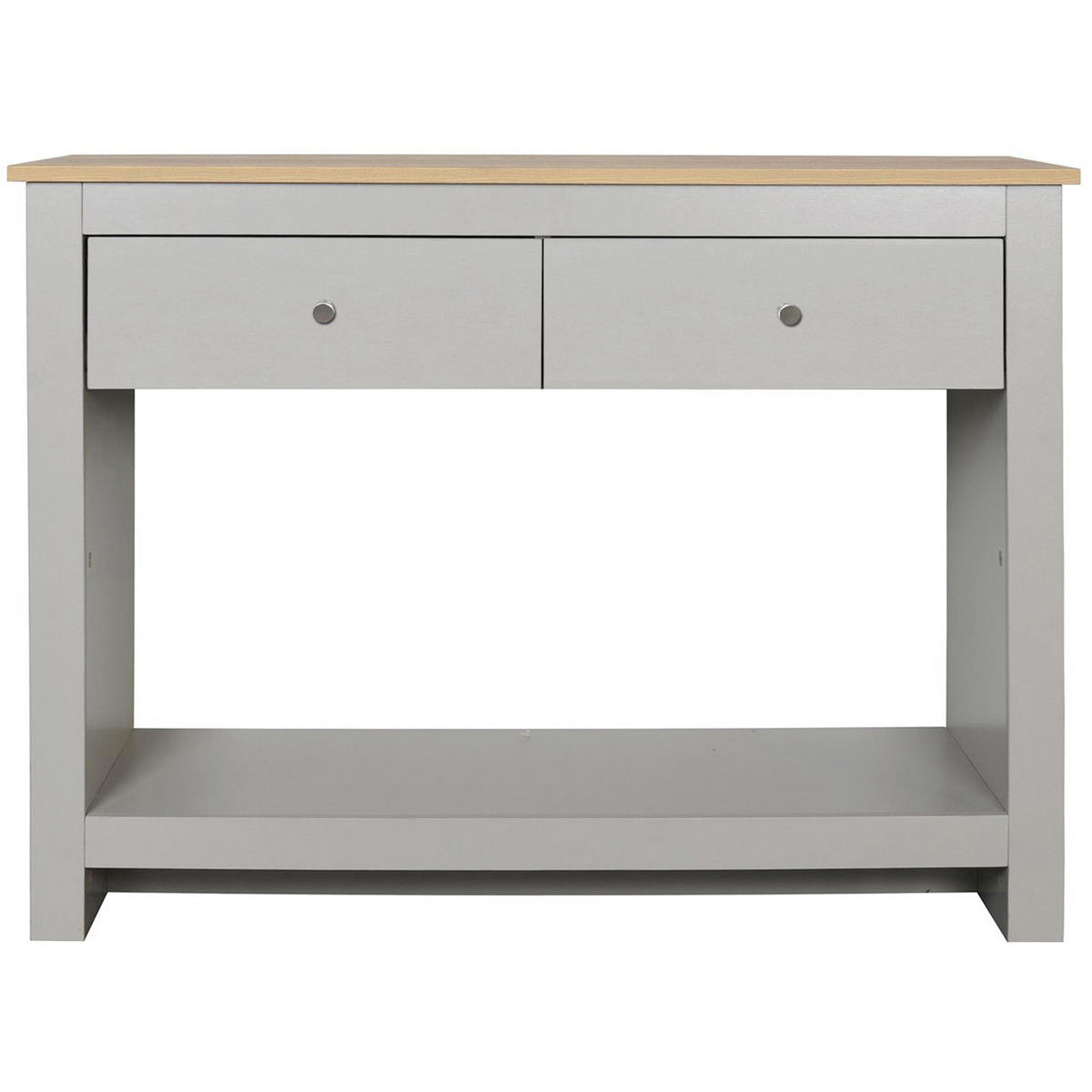 KONSOLENTISCH Naturfarben, Eiche grau  - Naturfarben, Design, Holzwerkstoff (97/35/76cm) - MID.YOU