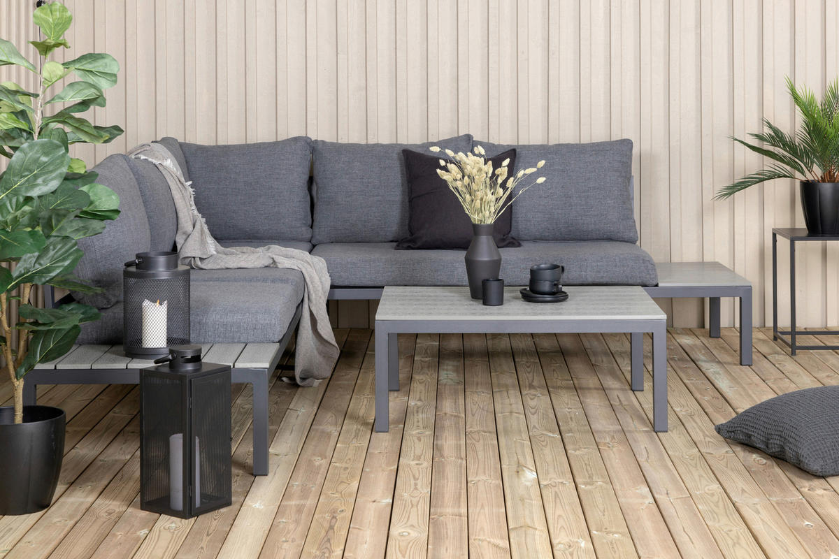 LOUNGEGRUPP  - svart, Klassisk, metall (133/167cm) - Gardenson