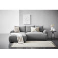 ECKSOFA  in Webstoff Dunkelgrau  175/265 cm  - Dunkelgrau/Schwarz, MODERN, Kunststoff/Textil (175/265cm) - Carryhome