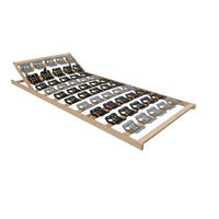 TELLERLATTENROST 80/200 cm Kopfteil, Mittelzone verstellbar,  - Anthrazit/Silberfarben, Basics, Holz/Kunststoff (80/200cm) - MID.YOU