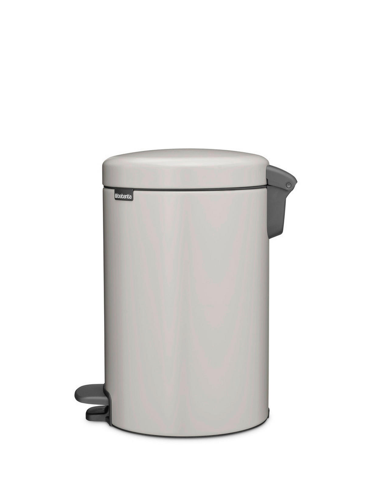 KANTA SA PAPUČICOM  12 l   - svetlosiva/antracit, Osnovno, metal/plastika (25.1/41.1/33.8cm) - Brabantia