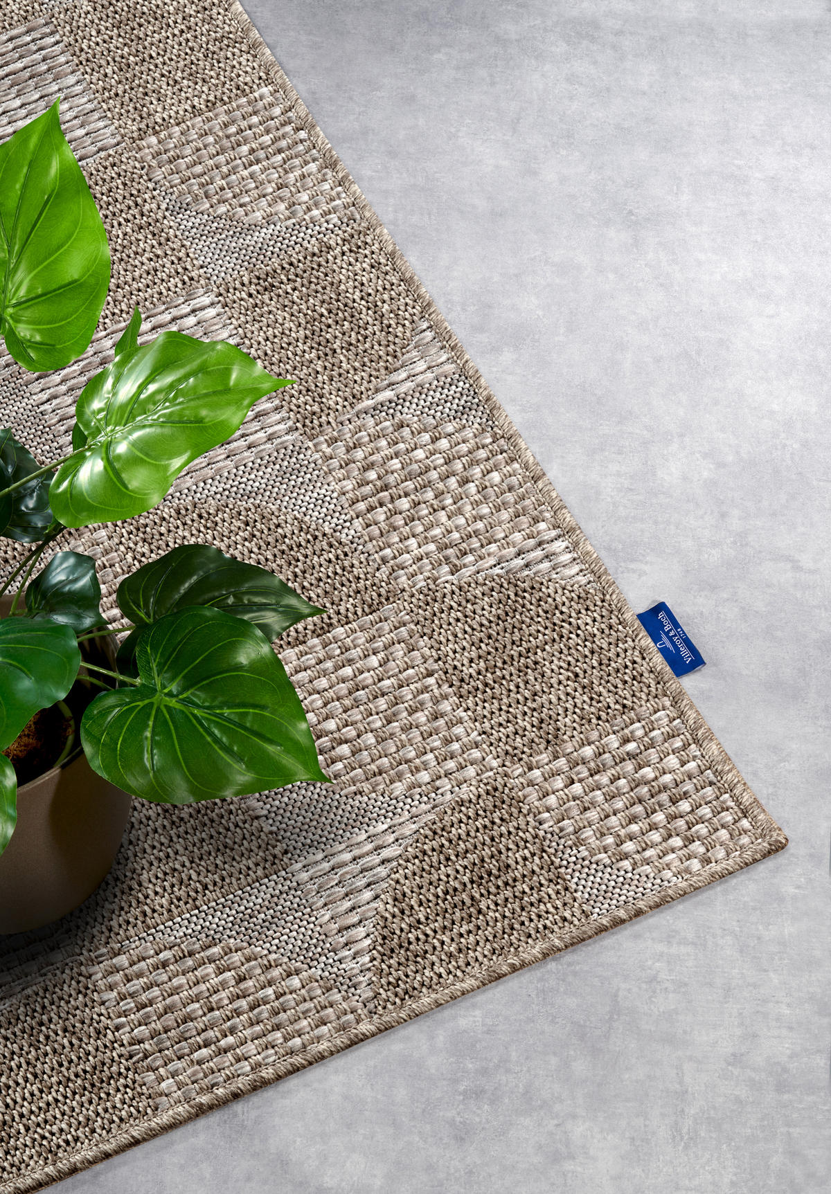 OUTDOORTEPPICH 155/230 cm Kollektion 1836 Hellbraun  - Hellbraun, Design, Kunststoff (155/230cm) - Villeroy & Boch