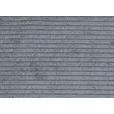 CHAISELONGUE in Feincord Dunkelgrau  - Dunkelgrau/Schwarz, Design, Textil/Metall (190/90/95cm) - Carryhome