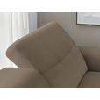 ECKSOFA  in Echtleder Hellbraun  305/163 cm  - Hellbraun/Eichefarben, Design, Leder/Holz (305/163cm) - Novel