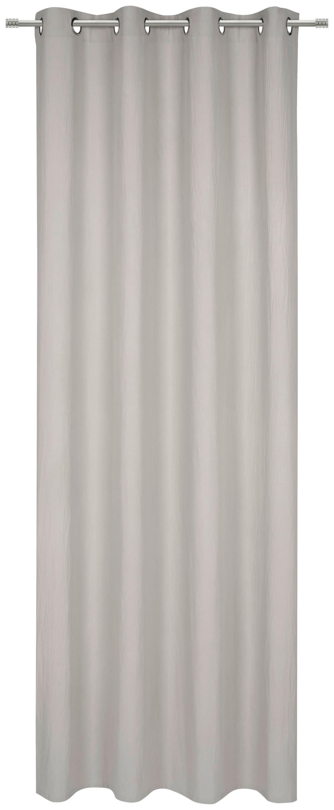 ÖSENVORHANG blickdicht  - Taupe, Basics, Textil (140/255cm) - Esposa