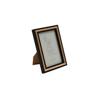 Ramă Foto  - maro, Basics, materiale naturale/sticlă (12,5/17,5/1,5cm)