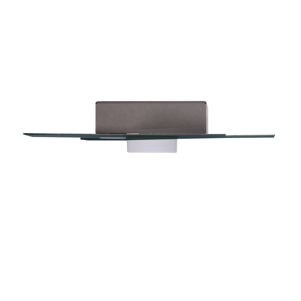 LED-WANDLEUCHTE Creo 28/6,5/28 cm  - Schwarz/Weiß, Design, Kunststoff/Metall (28/6,5/28cm) - Grossmann