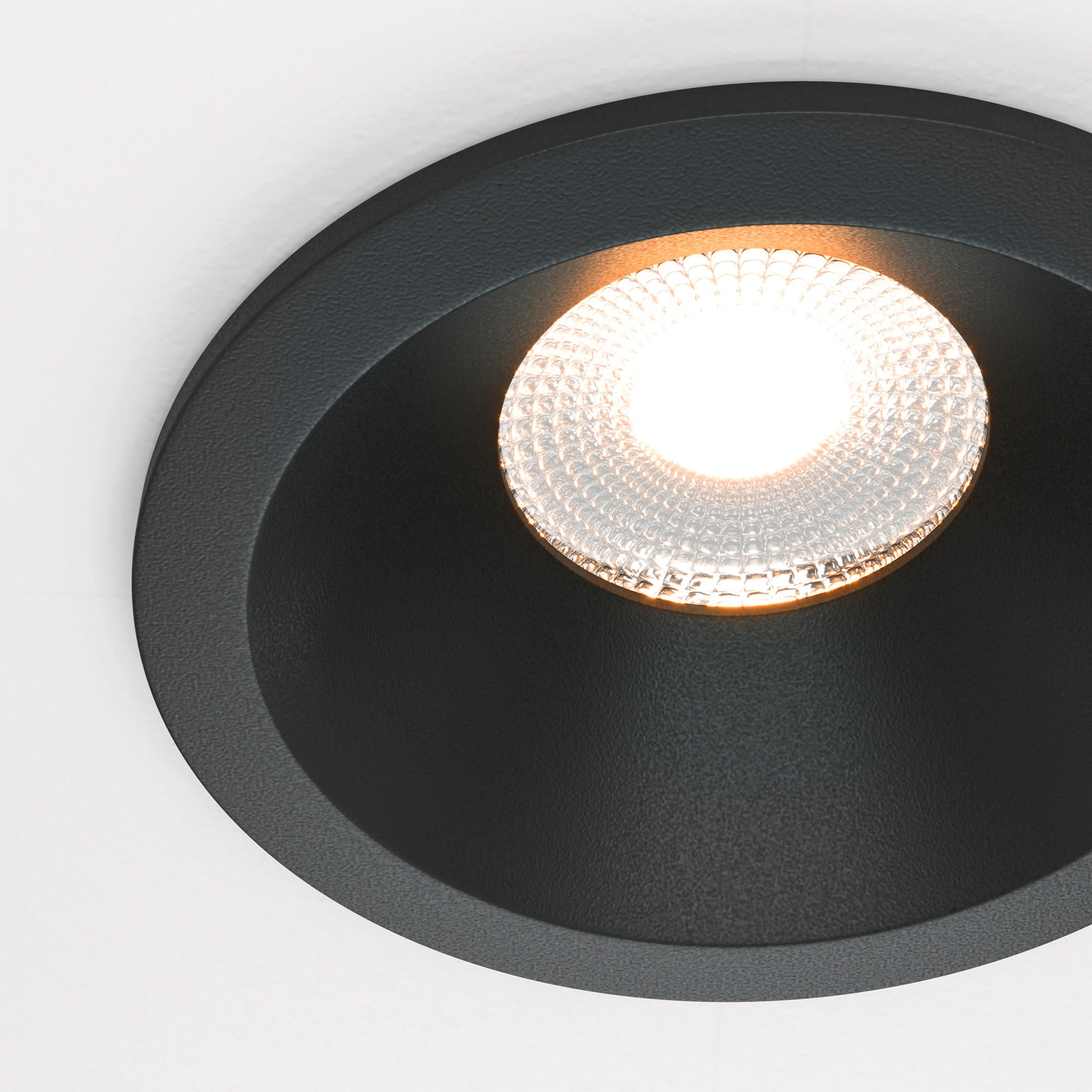 LED-SPOT Downlight 8,5/8,5 cm   - Schwarz, Trend, Metall (8,5/8,5cm) - MAYTONI