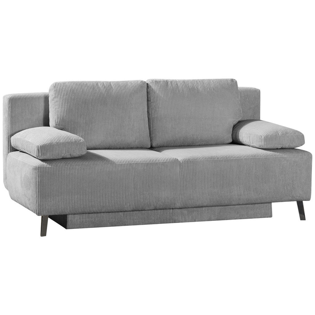 Thumbnail - Xxxl Schlafsofa, Hellgrau, Textil, 2-Sitzer, 197x92x88 cm, Fußauswahl, Stoffauswahl, Wohnzimmer, Sofas & Couches, Schlaf...