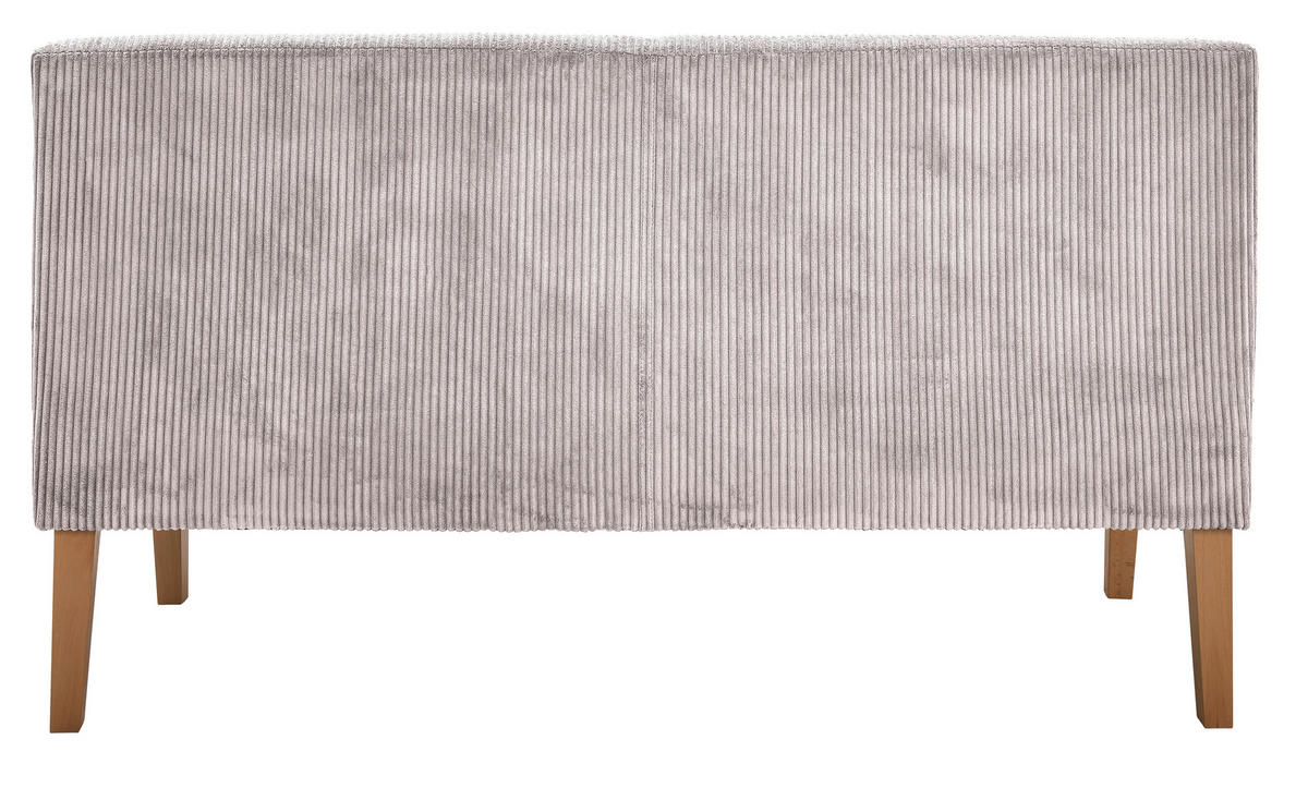 SITZBANK in Holz, Textil Altrosa  - Buchefarben/Altrosa, Konventionell, Holz/Textil (163/88/75cm) - home24