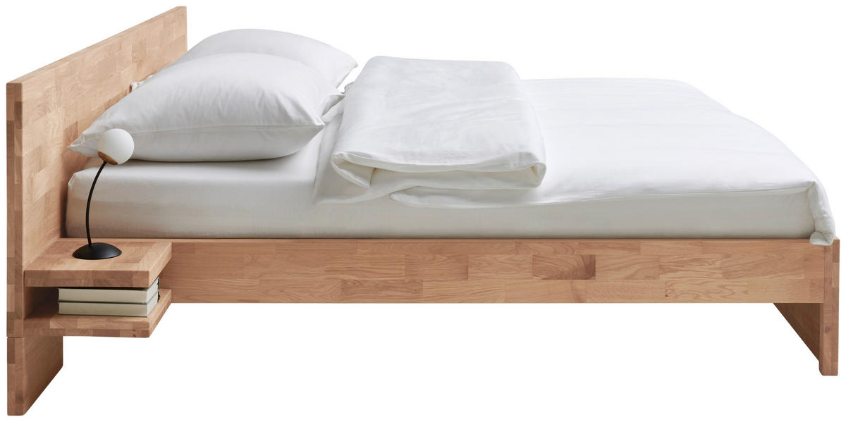 BETT 200/200 cm  Kernbuche   - Kernbuche, Natur, Holz (200/200cm) - MID.YOU