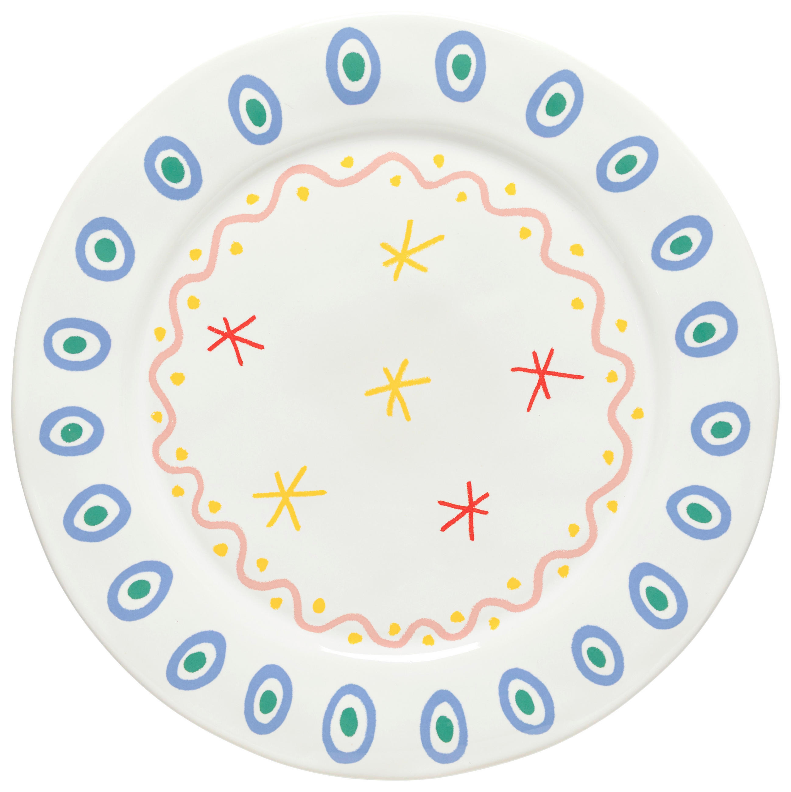 PLATZTELLER SUMMER BLISS  - Multicolor, Basics, Keramik - Costa Nova