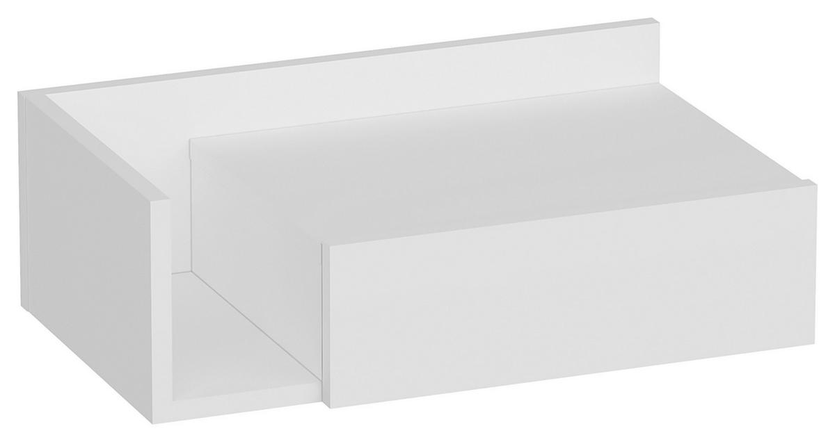 NACHTTISCH 60/21,4/35 cm  Weiss  - Weiss, Design, Holzwerkstoff (60/21,4/35cm) - MID.YOU