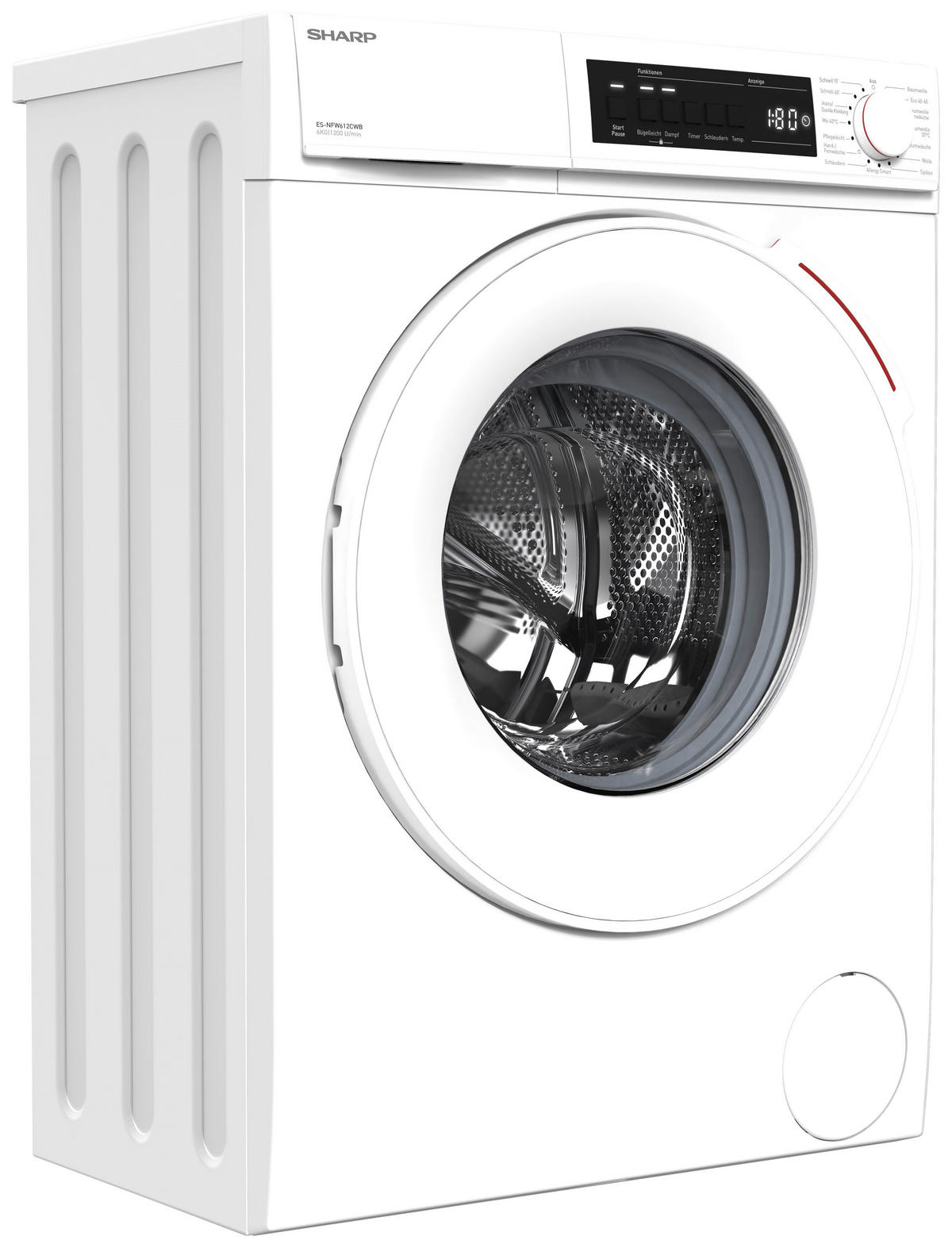 WASCHMASCHINE ES-NFW612CWB-DE Weiß - tolle Funktionen