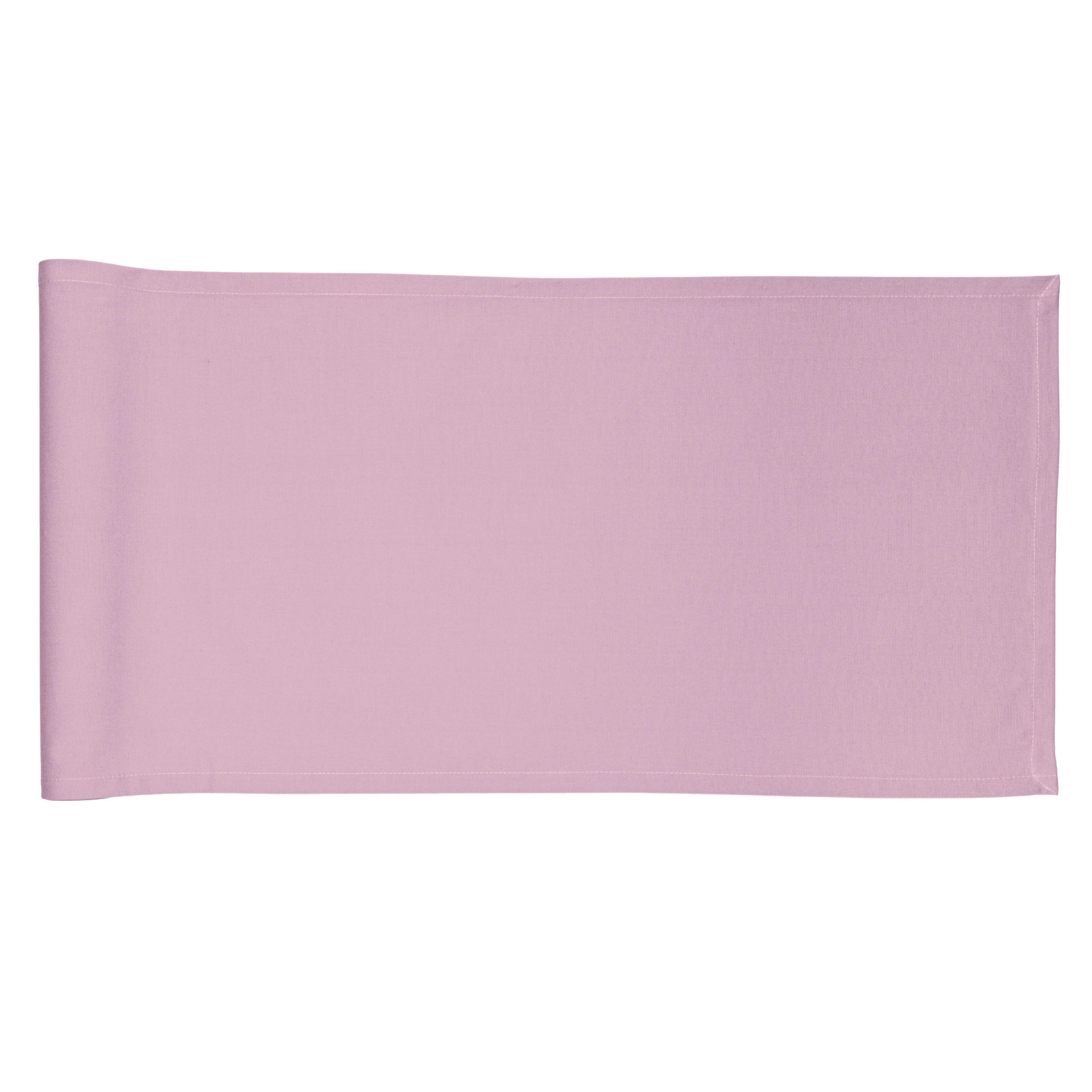 TISCHLÄUFER 45/150 cm  - Hellrosa, Basics, Textil (45/150cm) - Bio:Vio