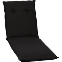 LIEGENAUFLAGE Uni  - Anthrazit, Basics, Textil (191/58/8cm) - Gardenson