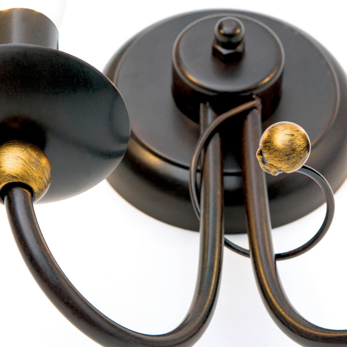 WANDLEUCHTE Alessia   - Bronzefarben, LIFESTYLE, Metall (24/24/15cm)