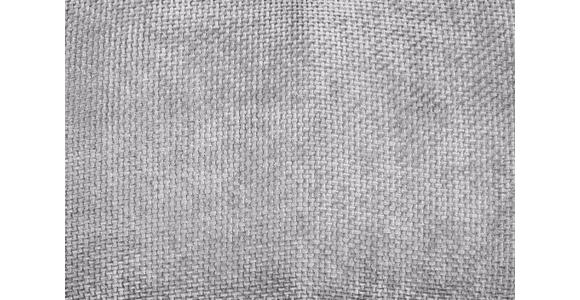 WOHNLANDSCHAFT Hellgrau Struktur  - Hellgrau/Schwarz, KONVENTIONELL, Textil/Metall (253/357/188cm) - Carryhome