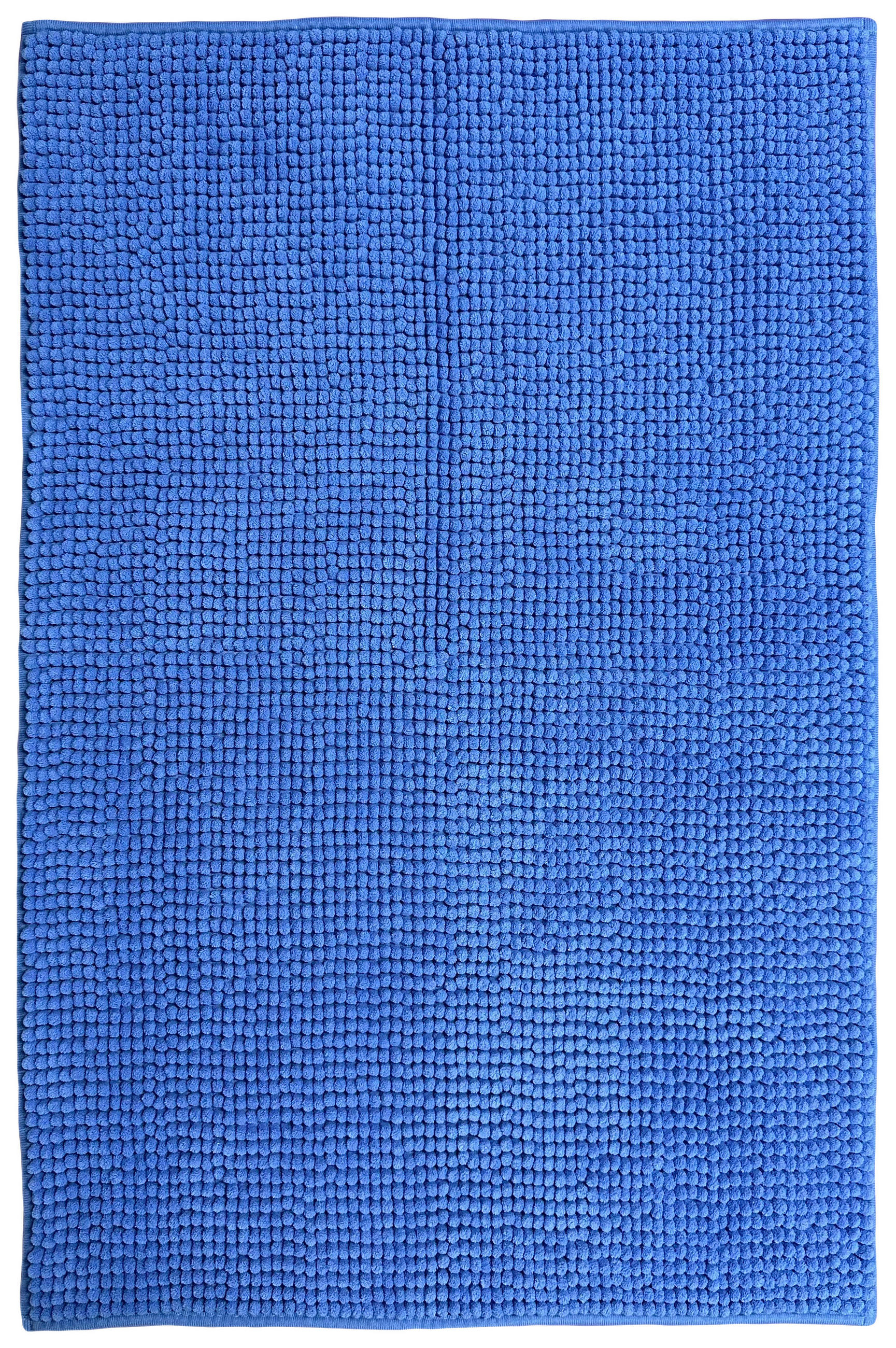 Covoraș De Baie  60/90 cm  albastru   - albastru, Basics, plastic/textil (60/90cm) - Esposa