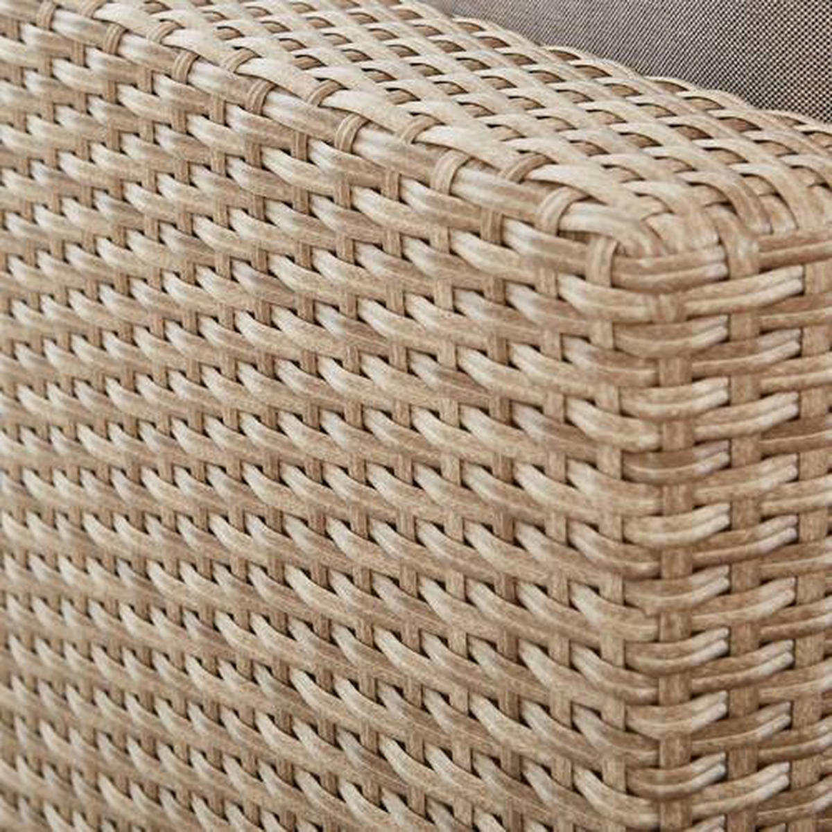 LOUNGEGARNITUR  - Braun/Grau, MODERN, Glas/Kunststoff - Ambia Garden