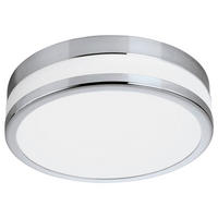 BADEZIMMER-DECKENLEUCHTE 24 W  29,5/7,7 cm    - Chromfarben/Weiss, Basics, Glas/Metall (29,5/7,7cm) - Eglo
