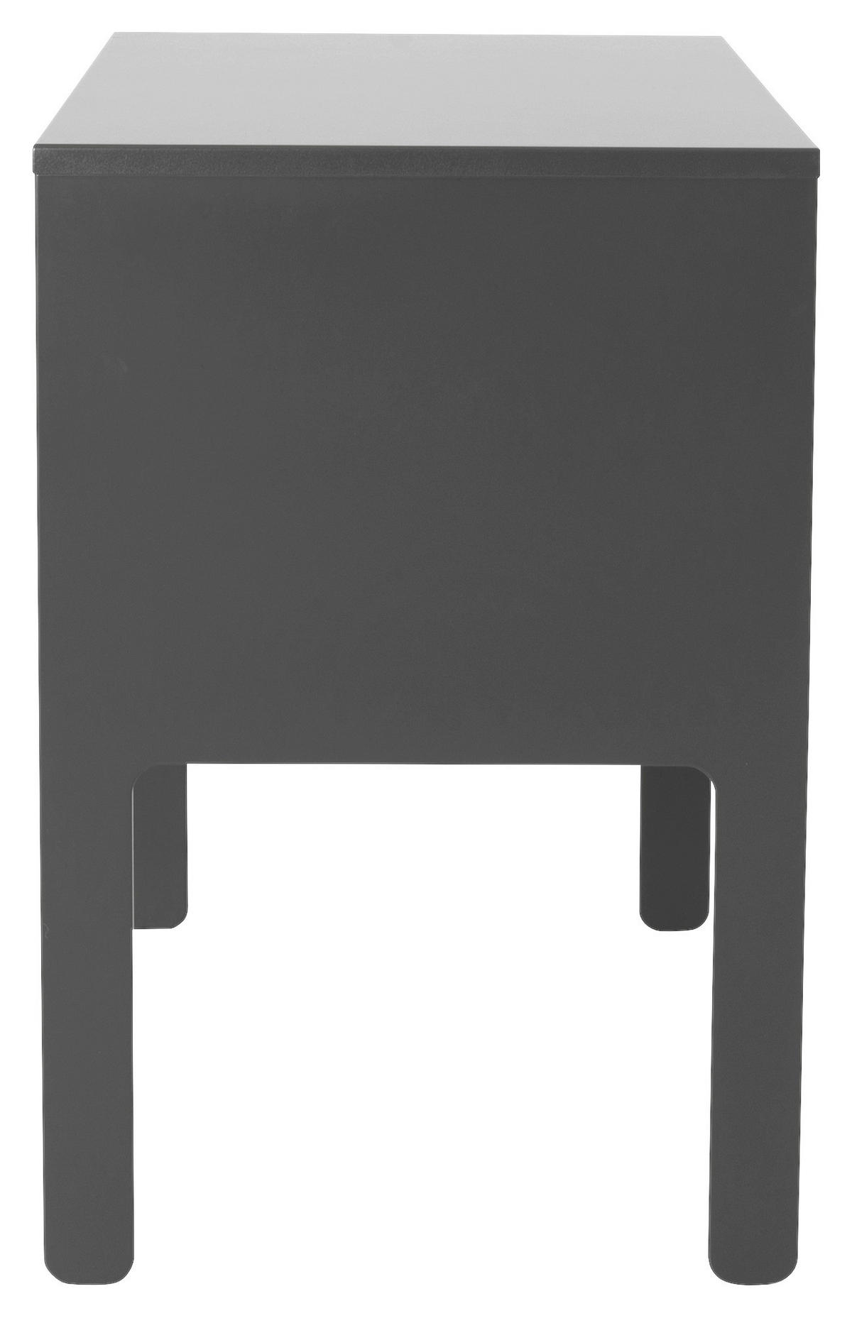 PSACÍ STŮL, šedá, 105/50/75 cm - šedá/černá, Design, kompozitní dřevo/plast (105/50/75cm)