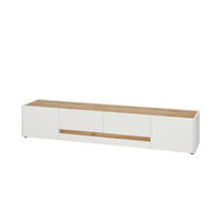 LOWBOARD  223/42/45 cm 2 Schublade(n) Beimöbel erhältlich, stehend  - Eiche Wotan/Schwarz, Design, Holzwerkstoff/Kunststoff (223/42/45cm) - Modante