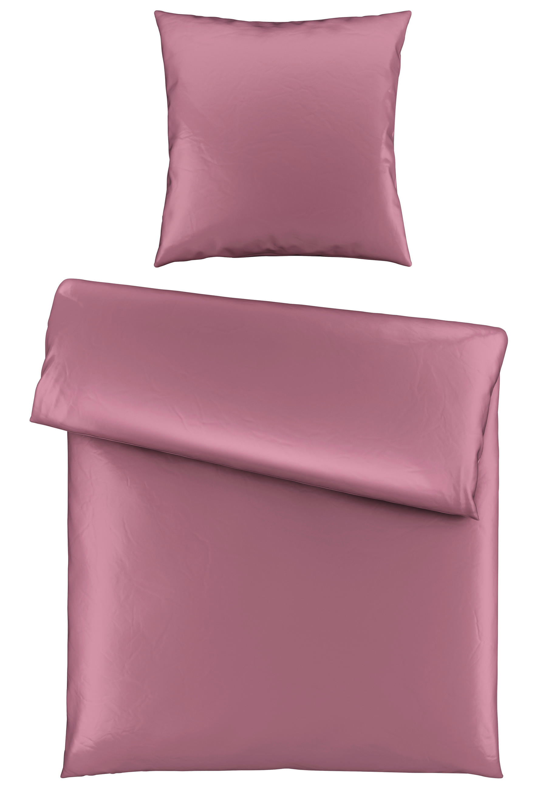 BETTWÄSCHE Satin 135/200 cm  - Mauve, Textil (135/200cm) - Novel