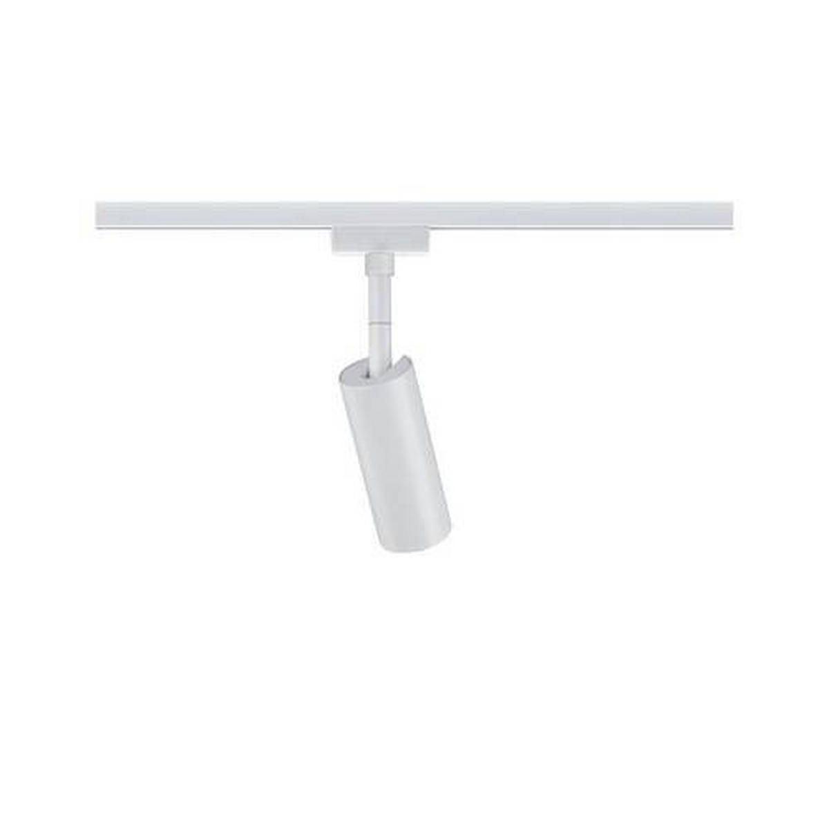 SCHIENENSYSTEM-STRAHLER URail 4,2/19,6 cm   - Weiß, Basics, Kunststoff/Metall (4,2/19,6cm) - Paulmann
