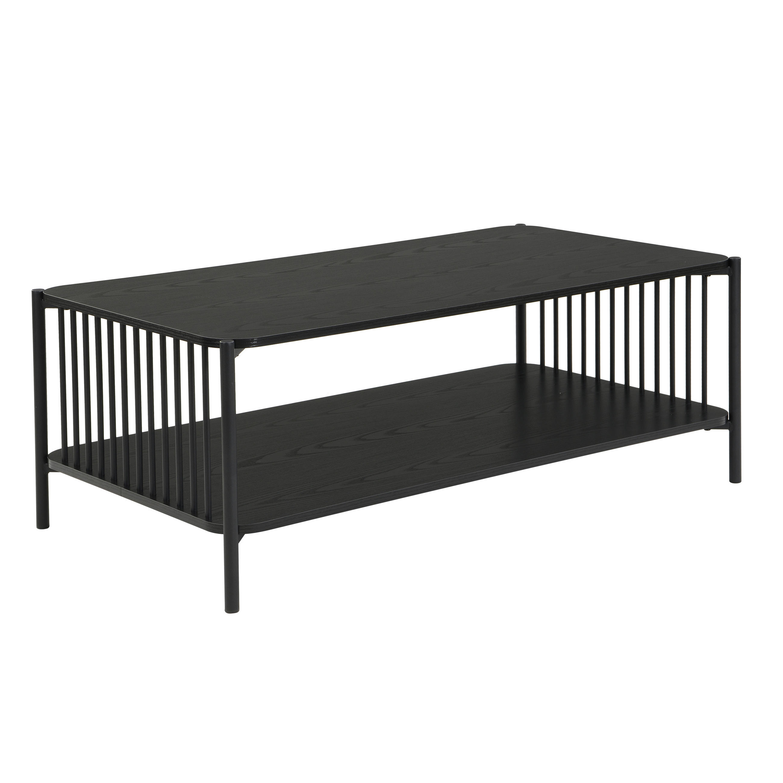 Livetastic KONFERENČNÍ STOLEK, černá, kompozitní dřevo, 110/60/42 cm