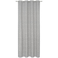 ÖSENSCHAL TIZIANO blickdicht 140/245 cm   - Grau, KONVENTIONELL, Textil (140/245cm) - Esposa
