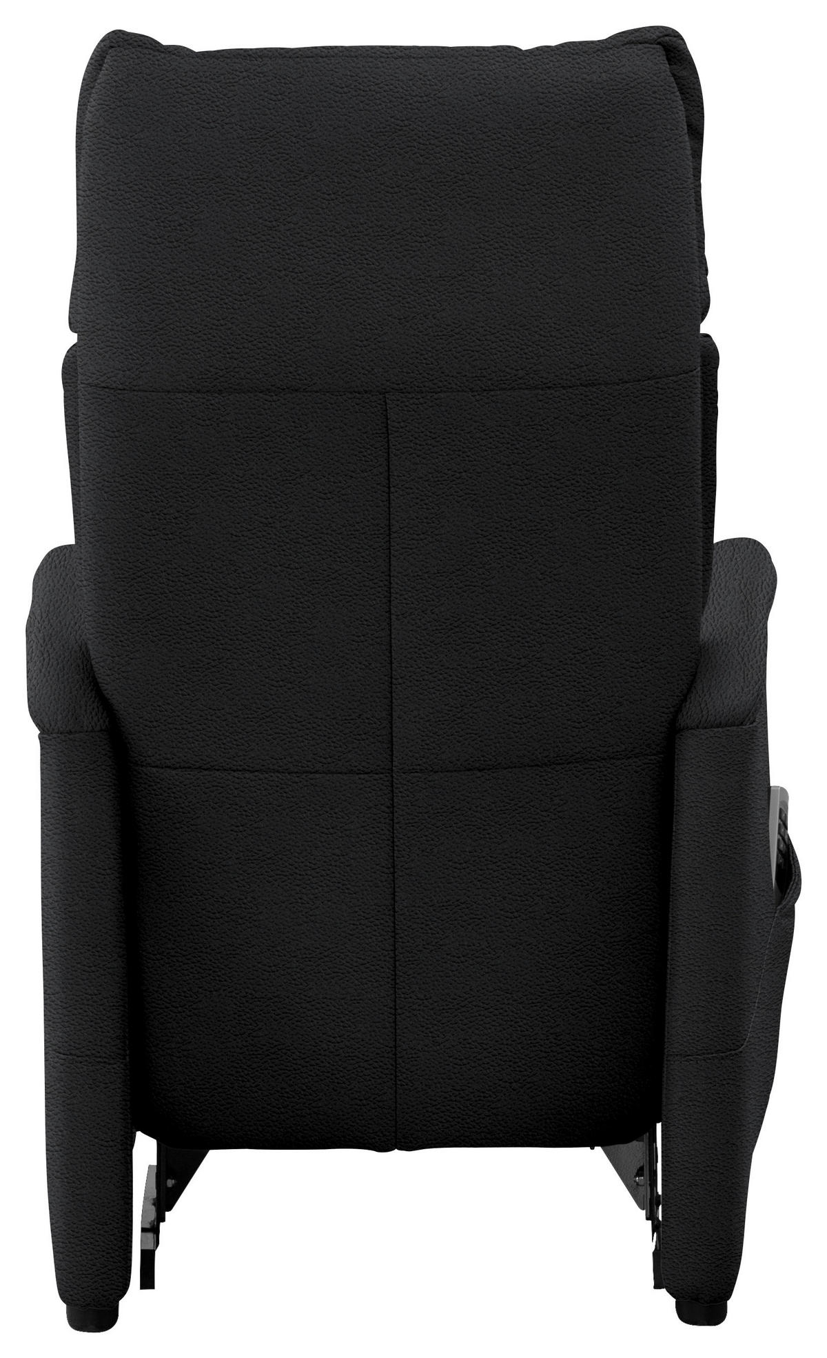 FAUTEUIL DE TÉLÉVISION in Schwarz  - Schwarz, Konventionell, Leder/Kunststoff (69/109/83cm) - Cantus
