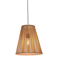 HÄNGLAMPA GOOD&MOJO 40/40/42 cm  - naturfärgad, Trend, trä (40/40/42cm) - Good & Mojo