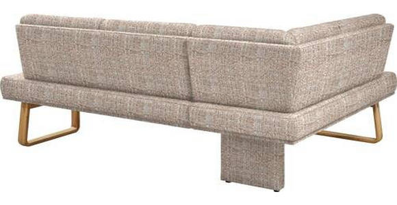 ECKBANK 174/265 cm in Orange, Eichefarben - Eichefarben/Orange, Design, Holz/Textil (174/265cm) - Dieter Knoll