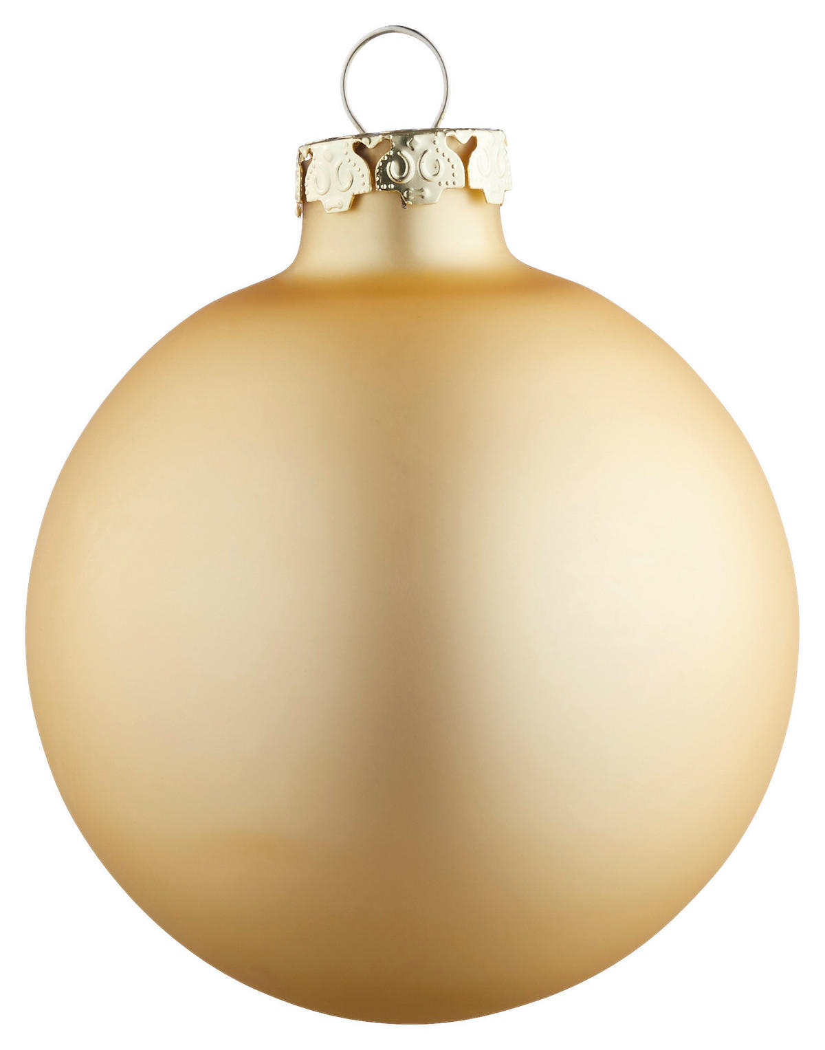 CHRISTBAUMKUGEL-SET 8 cm 12-teilig  - Goldfarben, Basics, Glas (8cm) - X-Mas