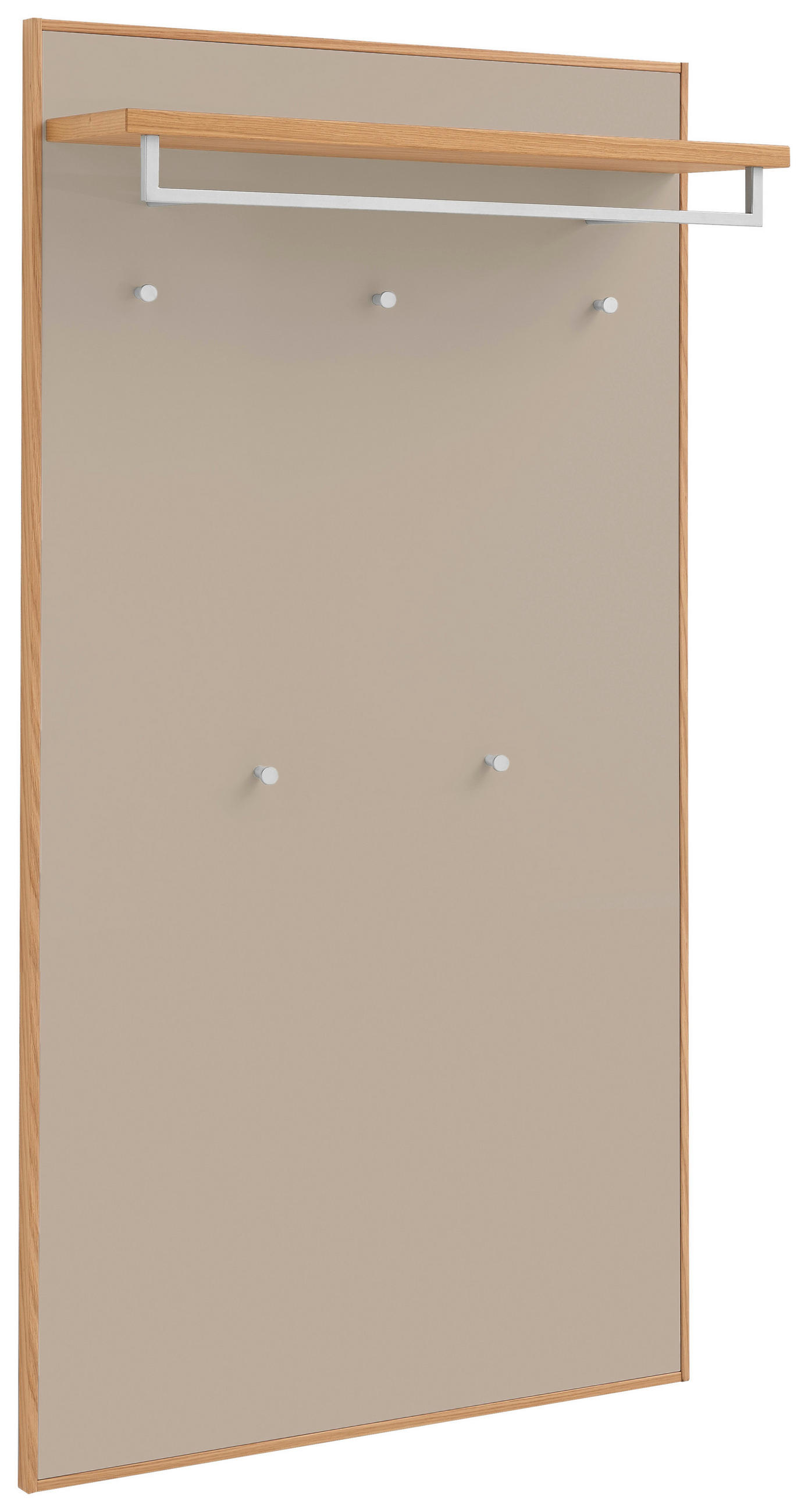 GARDEROBENPANEEL 83/183/29 cm - Sandfarben/Eichefarben, Design, Holz (83/183/29cm)