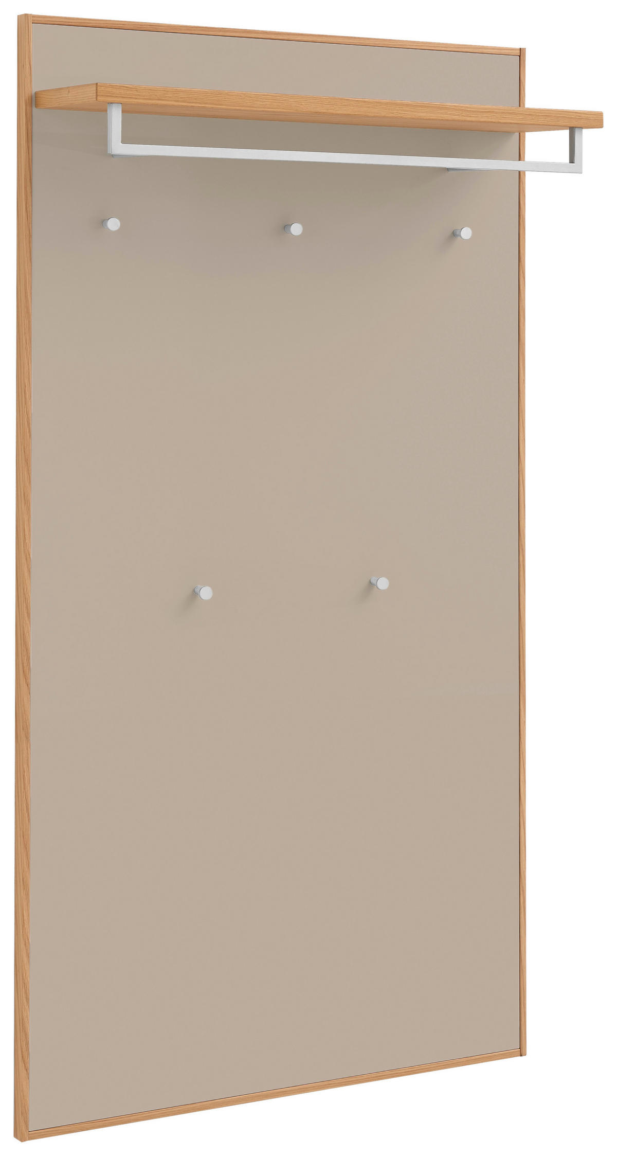 GARDEROBENPANEEL  in 83/183/29 cm  - Sandfarben/Eichefarben, Design, Holz/Holzwerkstoff (83/183/29cm)