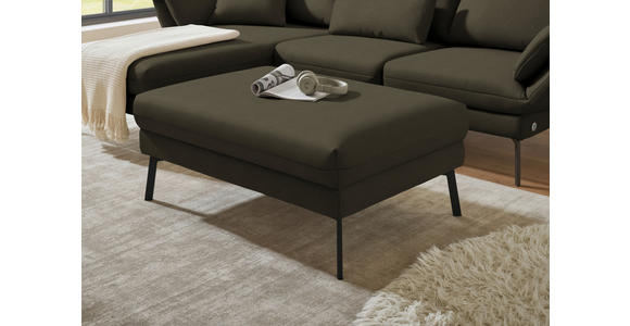 ECKSOFA  in Flachgewebe Dunkelgrün  175-224/255-365 cm  - Dunkelgrün/Schwarz, Design, Textil/Metall (175-224/255-365cm) - Dieter Knoll