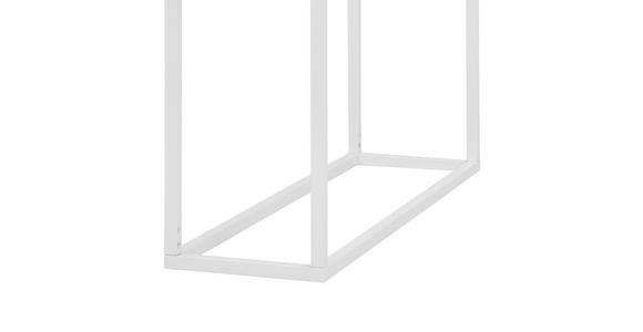 KONSOLENTISCH Weiß  - Weiß, LIFESTYLE, Glas/Holzwerkstoff (90/25/74cm) - Xora