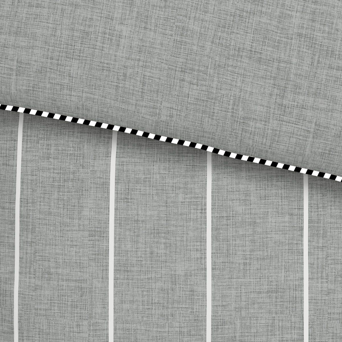WENDEBETTWÄSCHE Renforcé 200/200 cm  - Silberfarben, KONVENTIONELL, Textil (200/200cm) - Novel