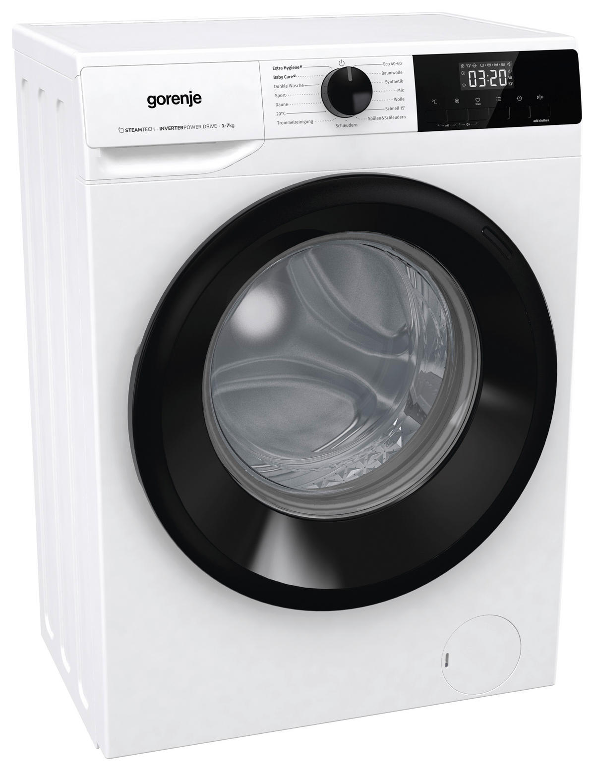 WASCHMASCHINE WNHEI74SAPS  - Weiß, MODERN, Glas/Kunststoff (59,5/85/47cm) - Gorenje