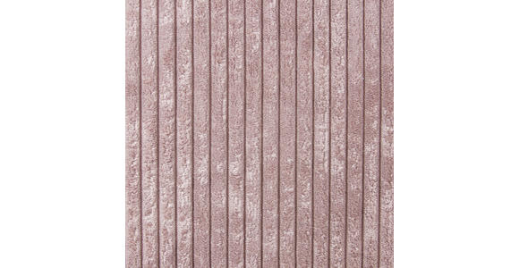 WOHNLANDSCHAFT Altrosa Cord  - Schwarz/Altrosa, KONVENTIONELL, Kunststoff/Textil (140/305/140cm) - Carryhome