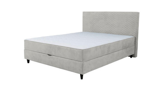 BOXBETT 120/200 cm  in Naturfarben  - Schwarz/Naturfarben, KONVENTIONELL, Kunststoff/Textil (120/200cm) - Carryhome